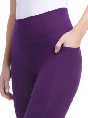 Danskin High-rise Purple Leggings with Side Pocket - NWT